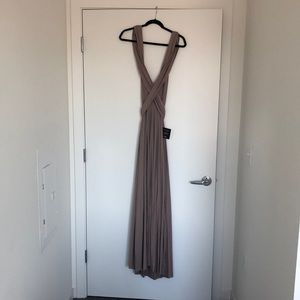 Taupe dress, size M, from lulus. Never worn!